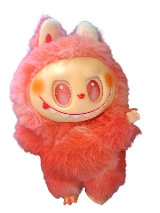 POP MART Other - Pop Mart Labubu V3 Big Into Energy Love Keychain Doll Pink Authentic Collect Toy